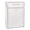 Adiroffice Large Wall Mountable Mailbox with Key Lock ADI631-04-WHI - alternate 1